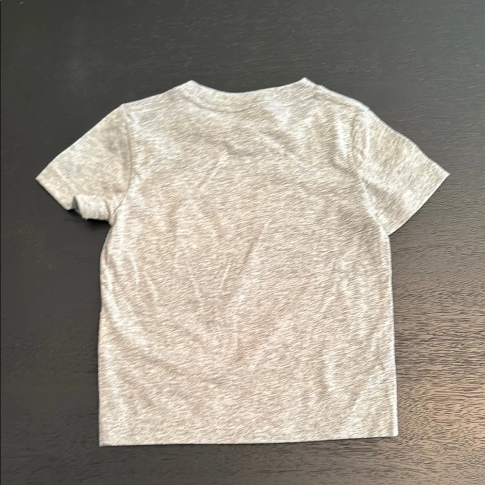 Converse Gray Kids Short Sleeve Tee with Iconic Logo